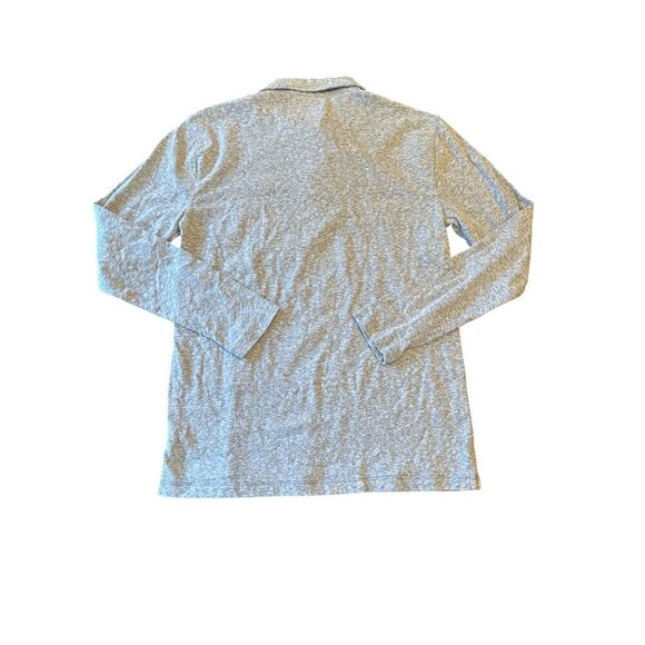 Crewcuts Gray Long-Sleeve Polo Shirt Size 14 Cotton/Poly Blend Kids - Picture 4 of 4